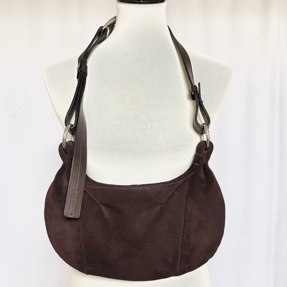 Authentic YSL Vintage Suede Shoulder Bag